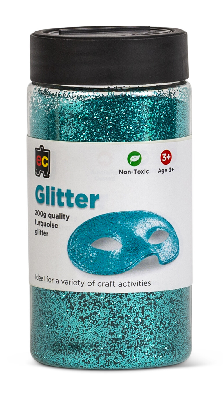 Glitter 200g Jar Turquoise