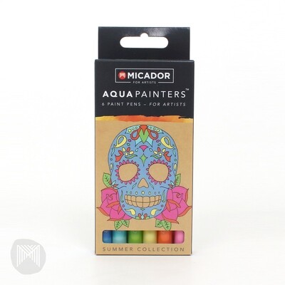 Micador For Artists AquaPainters, Summer Box (6 pens)