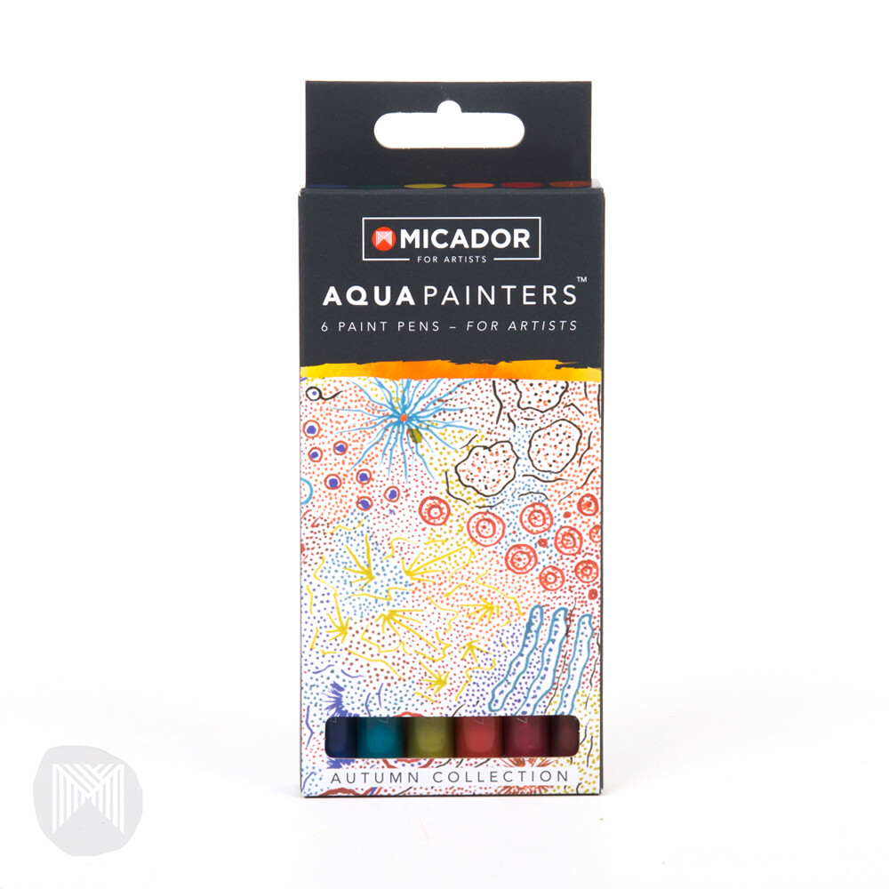 Micador For Artists AquaPainters, Autumn Box (6 pens)