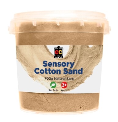 Sensory Cotton Sand 700g Tub Natural