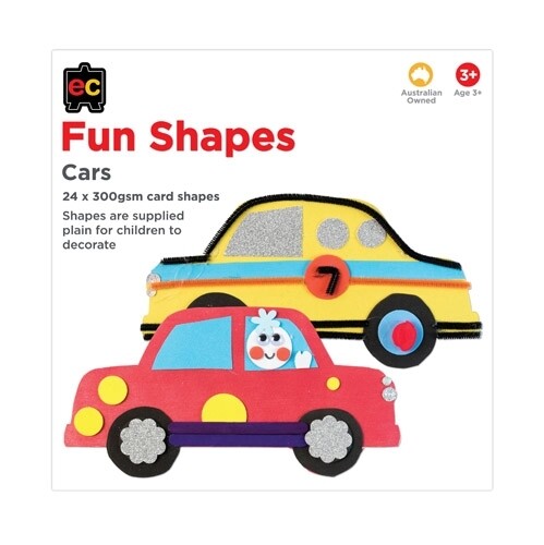 Fun Shapes Cars 24pc