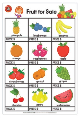 Fruit for Sale Poster