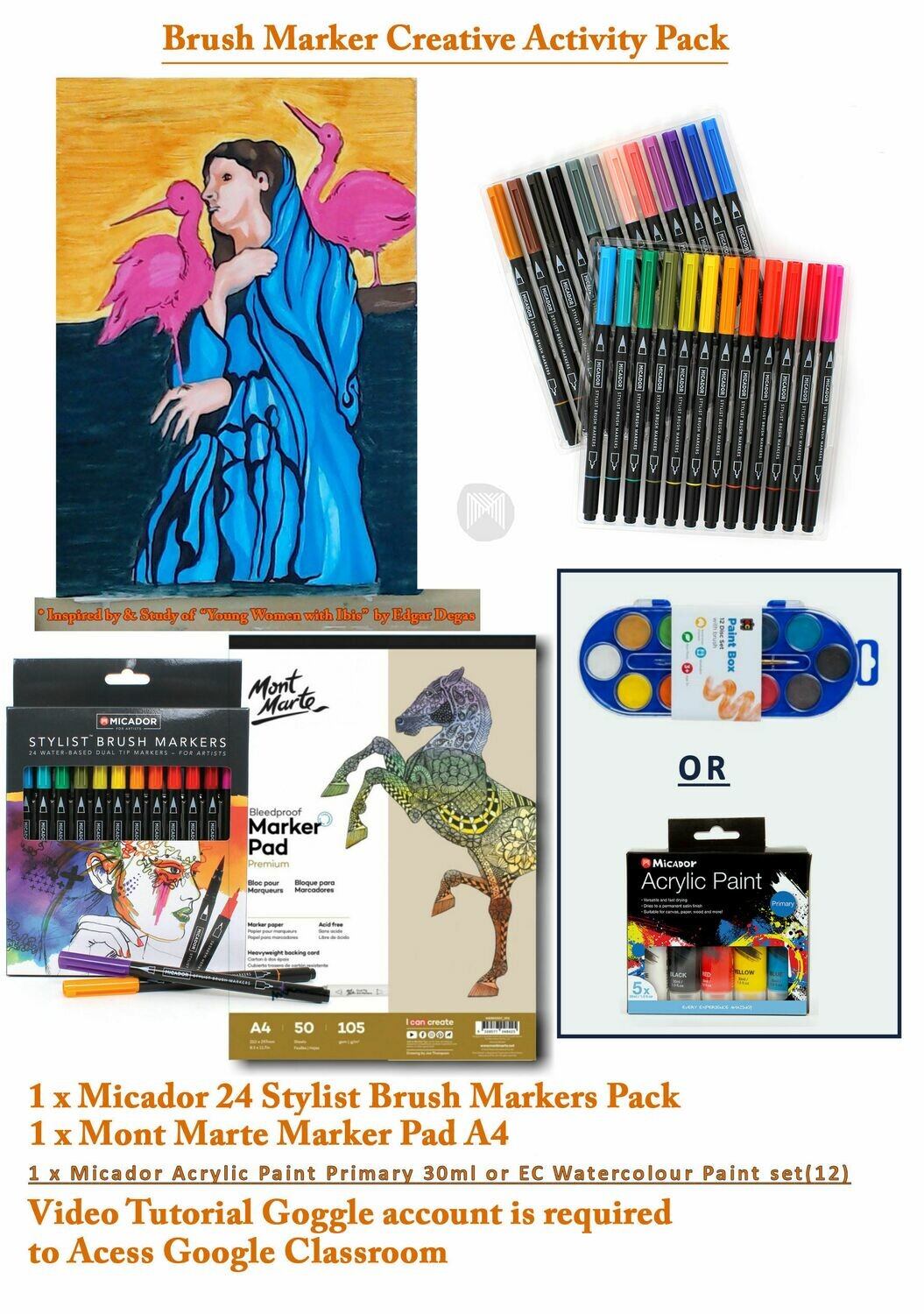 Brush Markers Illustrations (Video Tutorial)