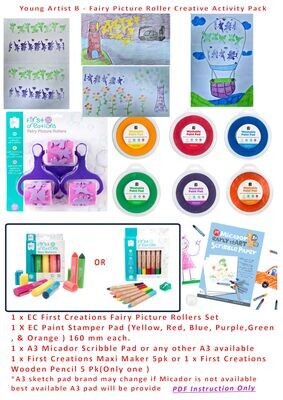Young Artist B Creative Kids Activity Pack (PDF Instruction)