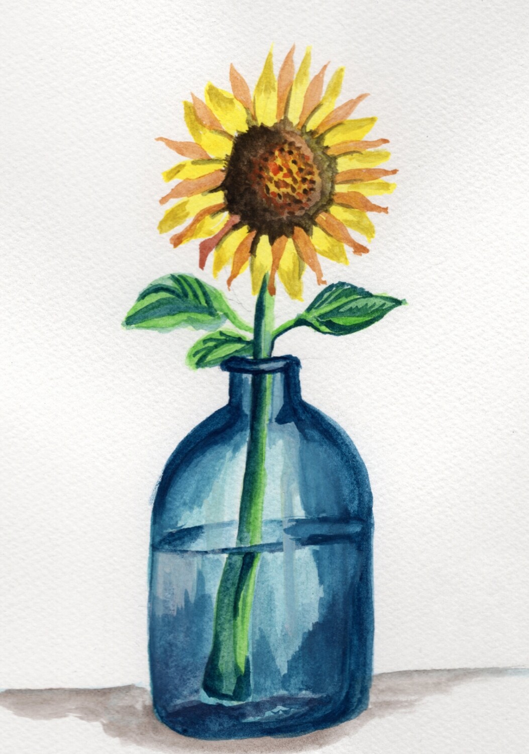 Sunflower (Postcard:A6)
