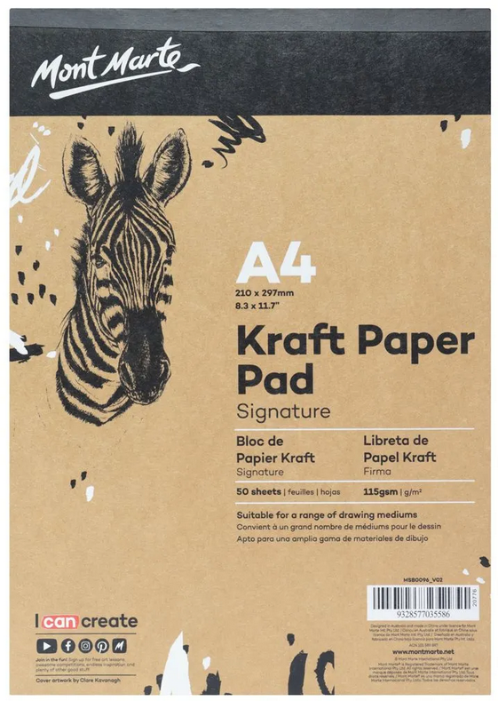 Kraft Paper Pad Signature A4 50 Sheets