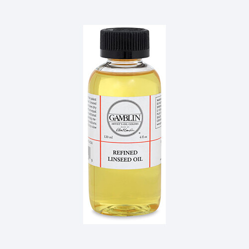 Gamblin Refined Linseed Oil 500 ml / 16.9 fl oz