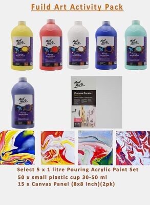 Fluid Art Group Activity Pack (5 Colours)