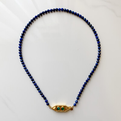 Lapis Lazuli with Opal Necklace