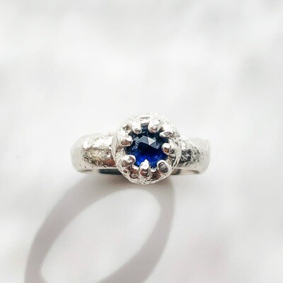 Jewel Ring with Blue Sapphire