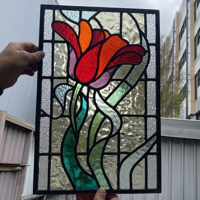 &quot;Art Nouveau&quot; Leadlight
