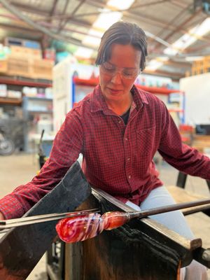 Glass Blowing With Ruth Allen’s Team