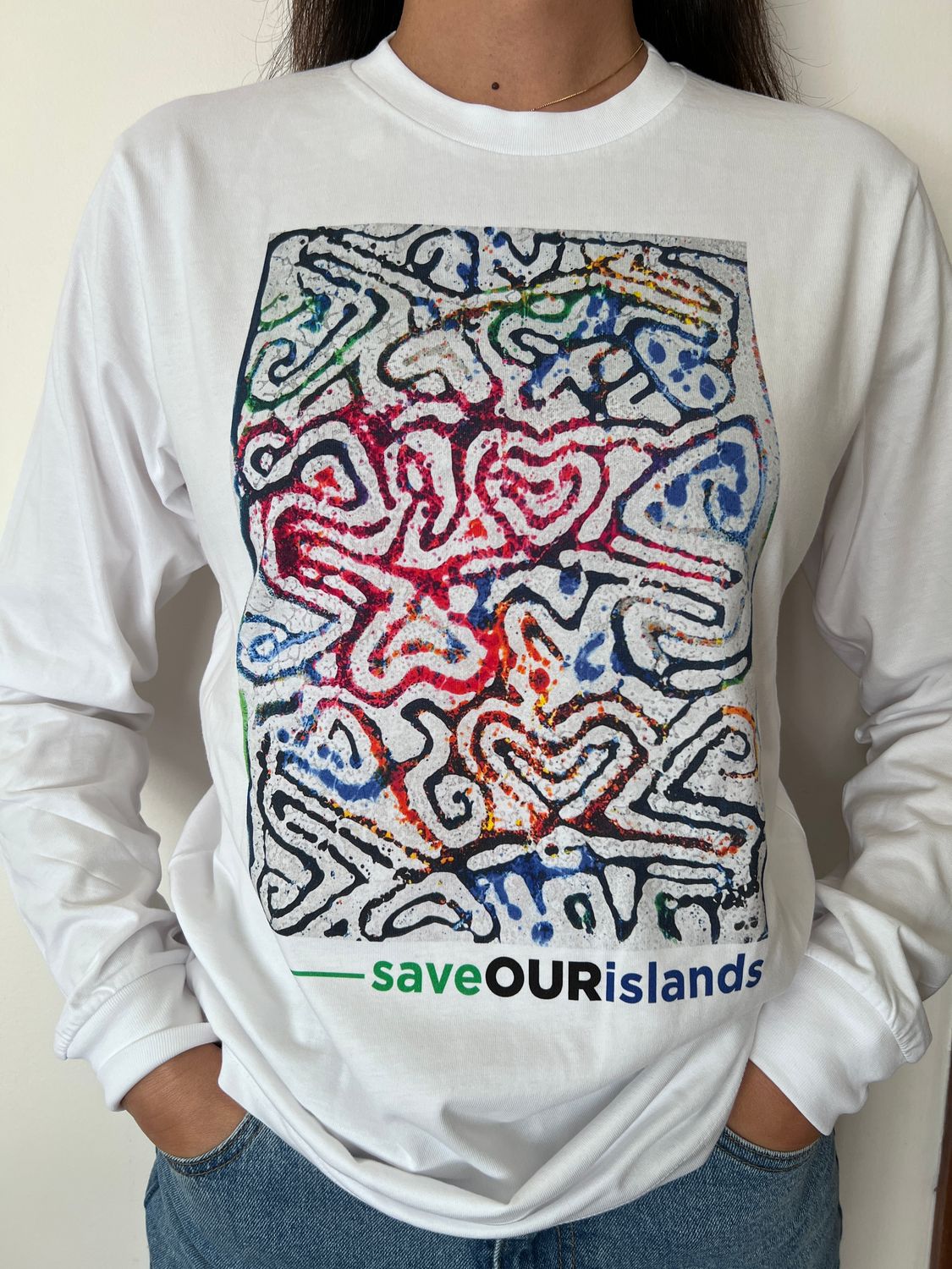 "Save Our Islands" Long Sleeve Tee