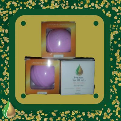 Lavender and Grapefruit Bath Bomb (35 mg)