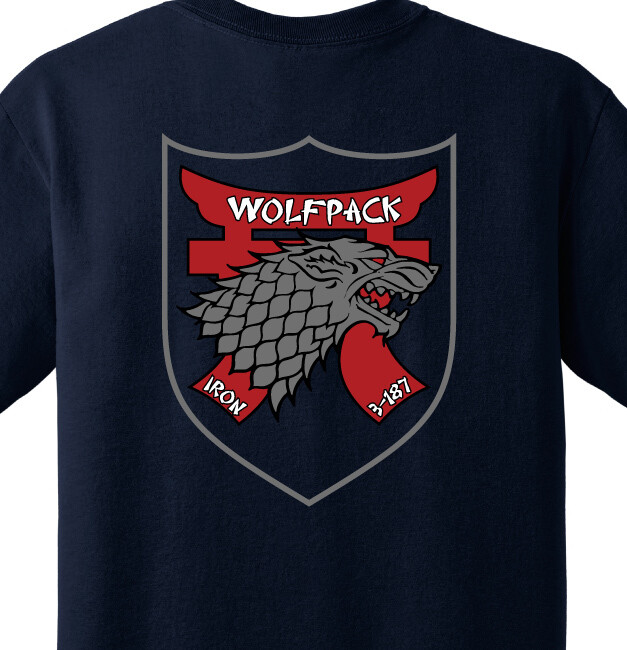 3-187th D CO "WolfPack" Shirt