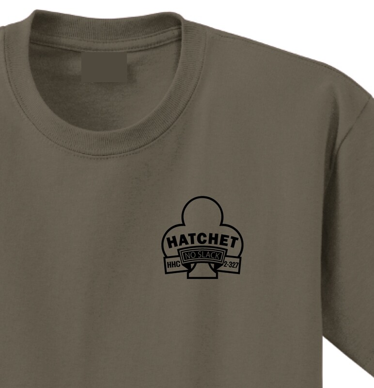 2-327th HHC "Hatchet" Shirt