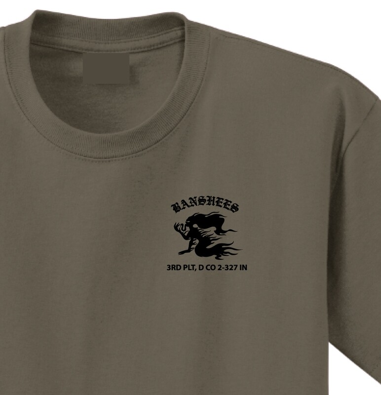 2-327th D CO 3PLT "Banshees" Shirt