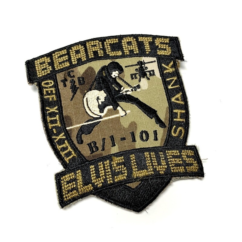 B Co 1-101 "Bearcats" OEF XII-XIII Legacy Patch