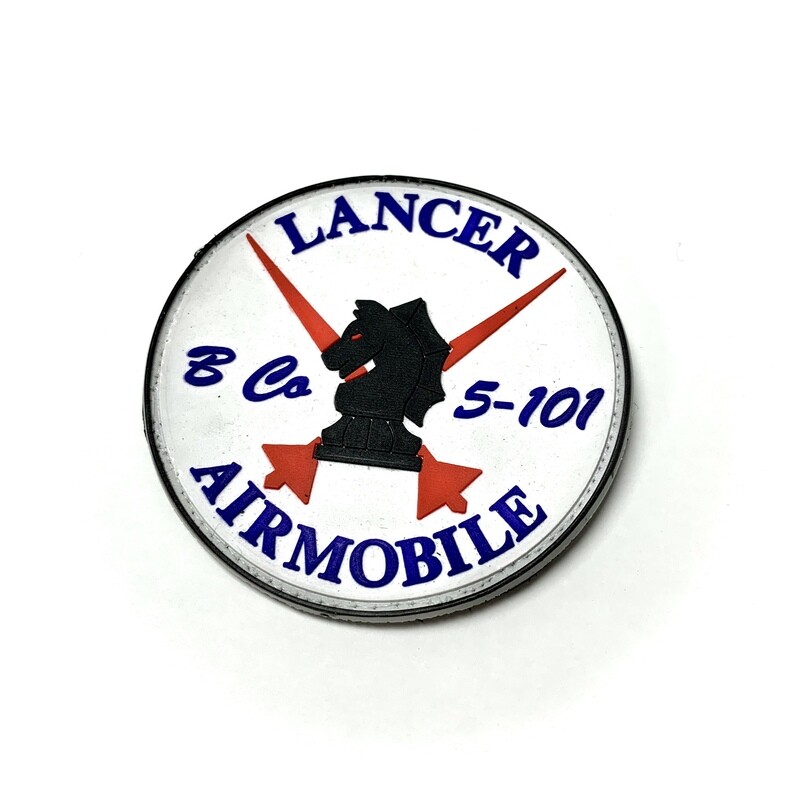 B Co 5-101 "Lancer" Patch (PVC Rubber)