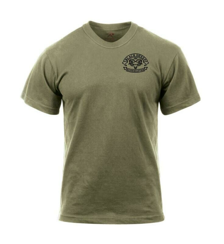 Black Sheep, B/1-327 Coyote Shirt