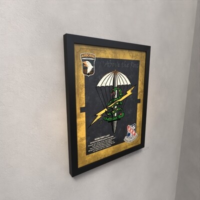 Bushmaster 1-327th Plaque - 20.5"x16.5"