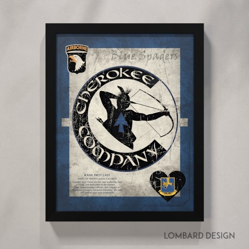 Cherokee Company 1-26 IN Plaque - 20.5&quot;x16.5&quot;