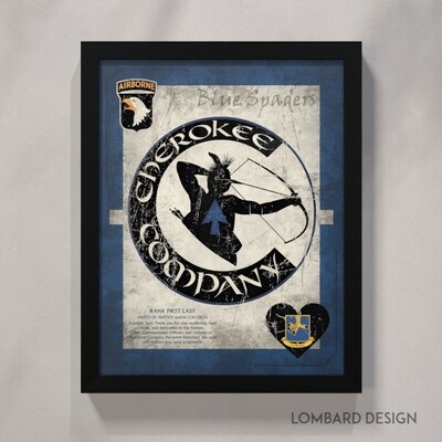Cherokee Company 1-26 IN Plaque - 20.5&quot;x16.5&quot;