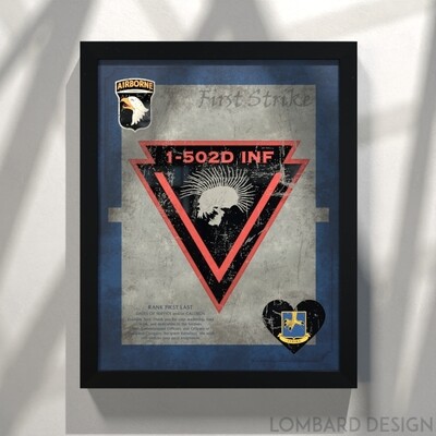 Recon 1-502 IN Plaque - 20.5"x16.5"