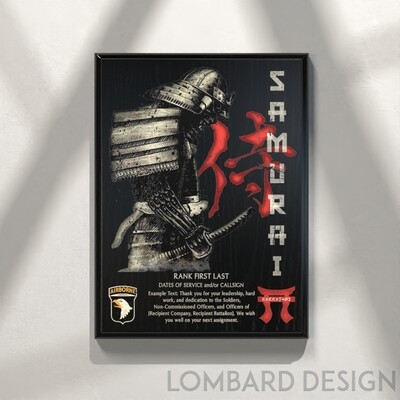 HHC 3BCT Plaque - 9"x12"