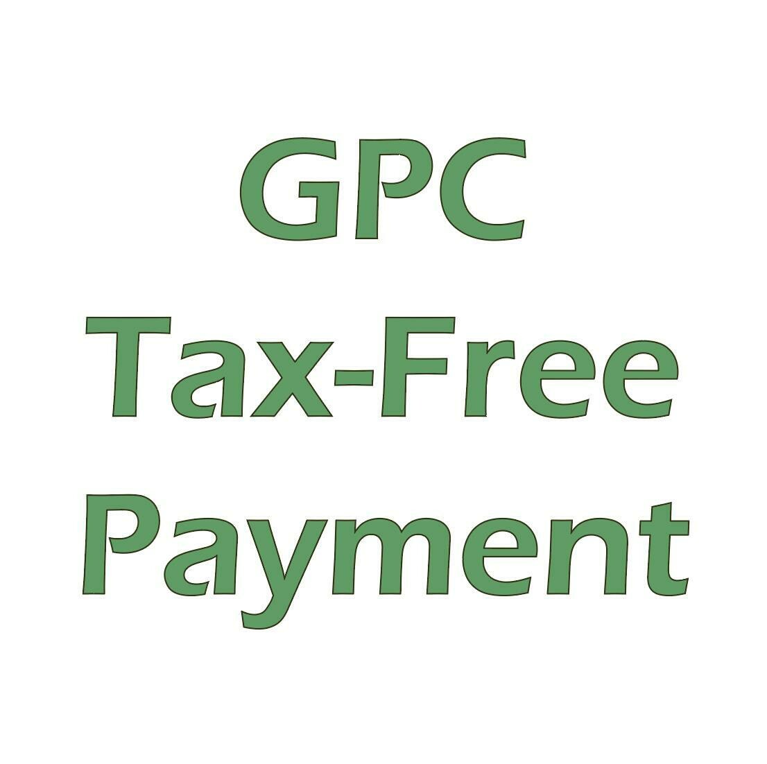 GPC Tax-Free Payment