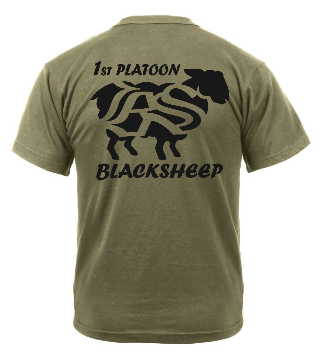 1st Platoon Blacksheep, 2-502 PT Shirt
