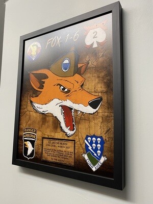 Fox Company 2-506 IN Wood Plaque - 16.5&quot;x20.5&quot;