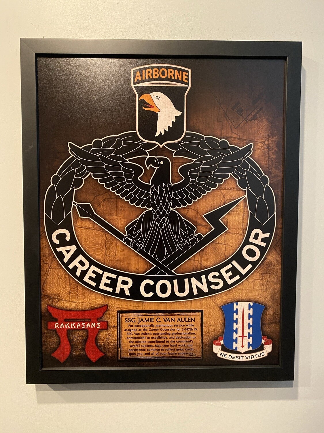 Career Counselor Wood Plaque - 16.5"x20.5"