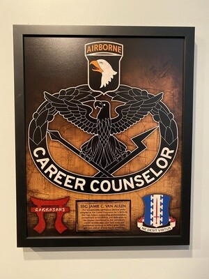 Career Counselor Wood Plaque - 16.5&quot;x20.5&quot;
