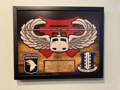 3BCT 101st Airborne Air Assault Wood Plaque - 16.5"x20.5"