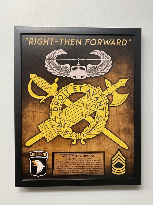 Office of the Inspector General Wood Plaque - 16.5"x20.5"