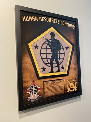 Human Resources Command Wood Plaque - 16.5&quot;x20.5&quot;
