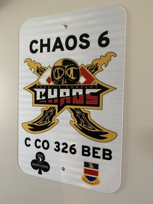 Custom Reflective Aluminum Parking Sign 12"x18"