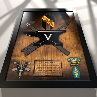 2-5th SFG(A) Rustic Wood Plaque - 20.5&quot;x16.5&quot;