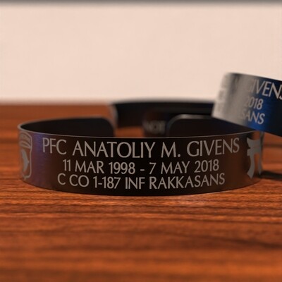 Anatoliy Givens Memorial Bracelet