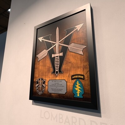 5th SFG(A) Legion Rustic Wood Plaque - 20.5&quot;x16.5&quot;