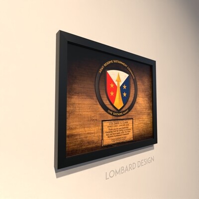 Army Reserve Sustainment Command Wood Plaque - 12.5&quot;x10.5&quot;