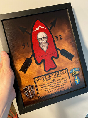 SFOD-A 5132 Wood Plaque - 12.5&quot;x10.5&quot;