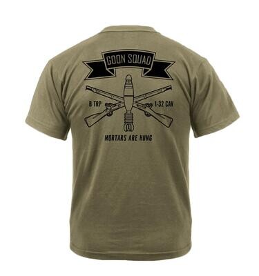 Mortar PLT B TRP 1-32 CAV Shirt