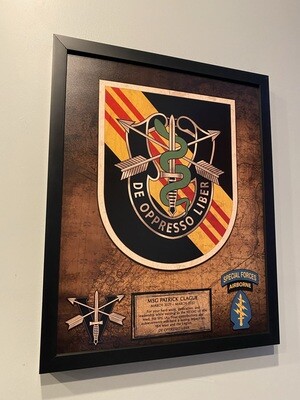 Med 1-5th SFG(A) Wood Plaque - 20.5&quot;x16.5&quot;