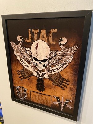 5th SFG(A) JTAC Plaque 20.5&quot;x16.5&quot;