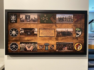 C/3/5 Wood Photo Plaque - 28.25&quot;x15.25&quot;