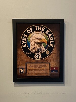 G2 101st Airborne Division 12.5&quot;x10.5&quot; Wood Plaque