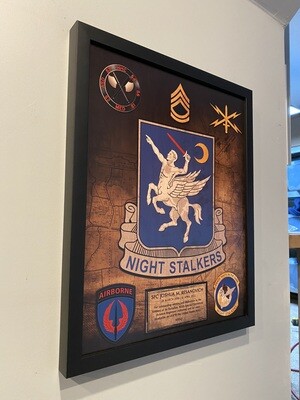 HHC &quot;Renegades&quot; 1-160th Plaque - 16.5&quot;x20.5&quot;