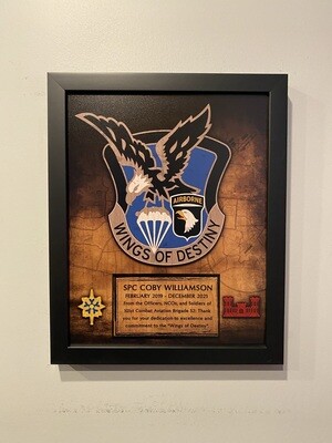101 CAB Wood Plaque - 12.5&quot;x10.5&quot;